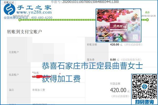 你、我、她，都能做，都能掙錢，這個手工活加盟項目是首選