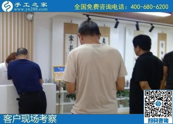 8月13日，找手工活做，拿回家做的手工活，大家都選擇了這里，手工之家接待考察加工合作客戶剪影