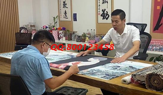 9月17日，想做合格的外發(fā)手工活產(chǎn)品，想象不管用，親自做才行，珠繡拿回家做的手工活很受歡迎，手工之家接待考察合作加工客戶剪影