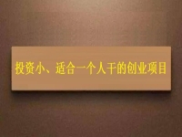 投資小、適合一個人干，這個純手工就是這樣的創(chuàng)業(yè)項目